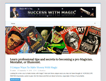 Tablet Screenshot of magicwill.com